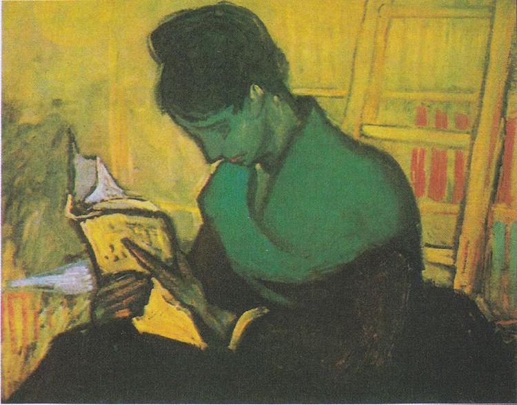 Vincent Van Gogh Woman reading a novel